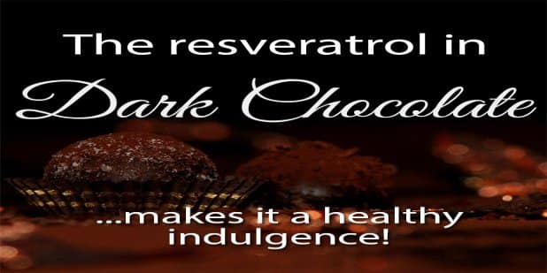 Resveeratrol in dark chocolate makes for a healthy indulgence